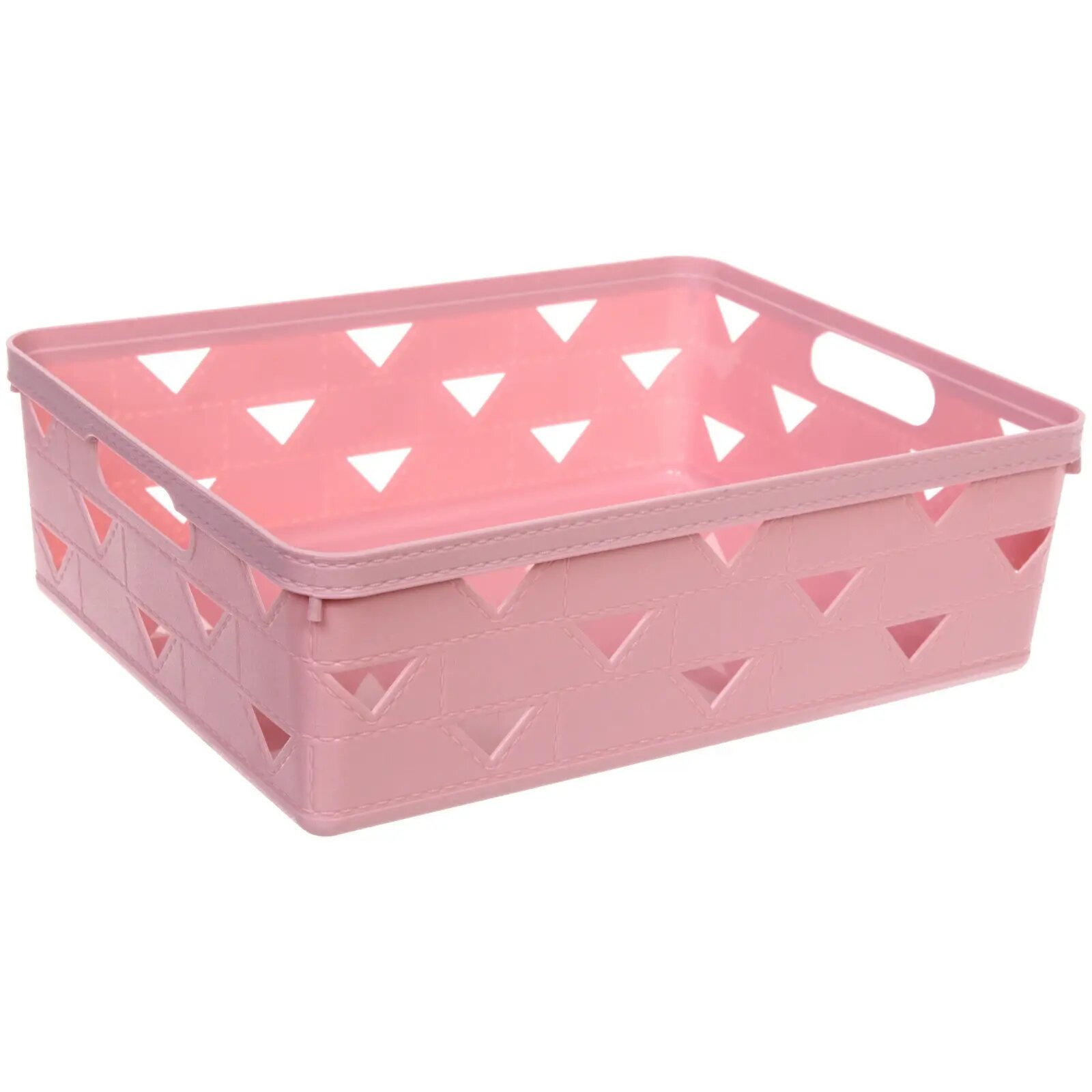 Корзинка для хранения «энигарт» пудровая роза 33х25.6х11см удобная и стильная