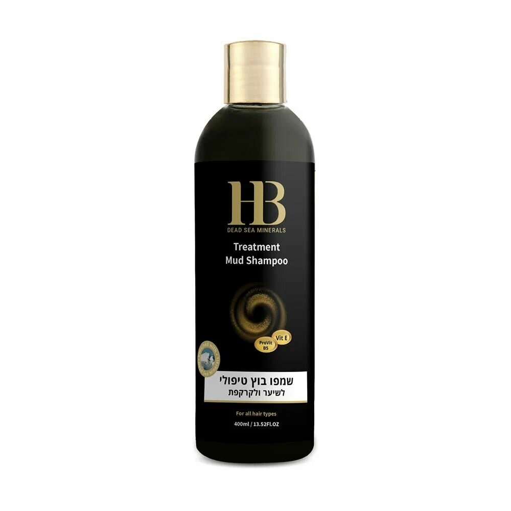 Health and Beauty Шампунь с грязями( минералами) Мертвого моря для волос и кожи головы для всех типов волос, 400мл.