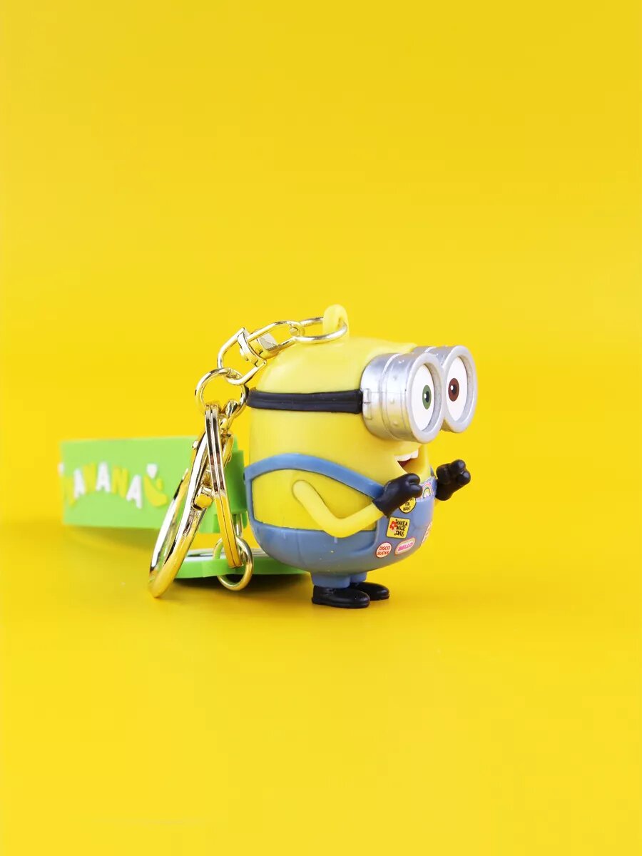 Брелок, голубой, мультиколор, желтый — фото 1