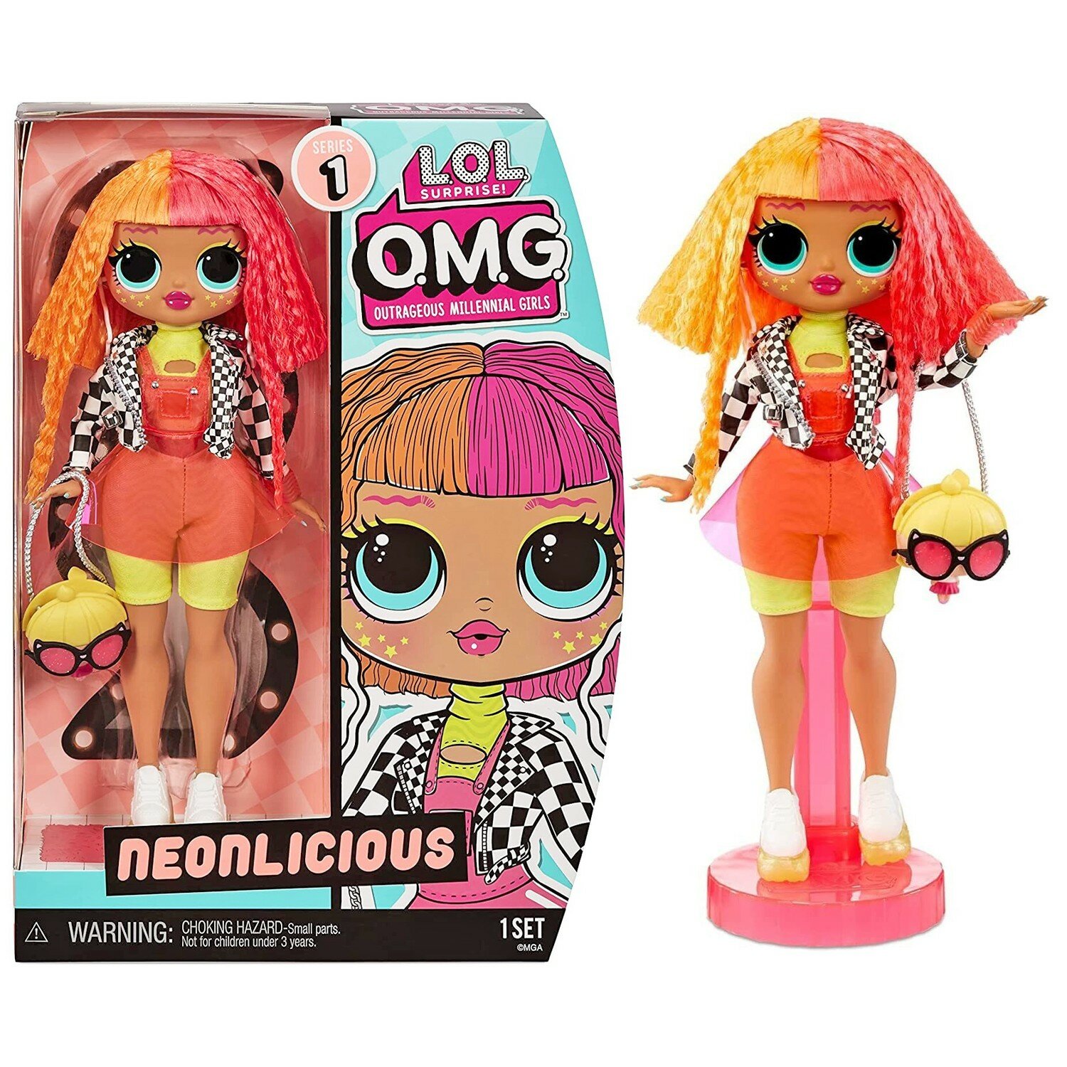 Кукла LOL Surprise OMG Royal Neonlicious Мода — фото 1