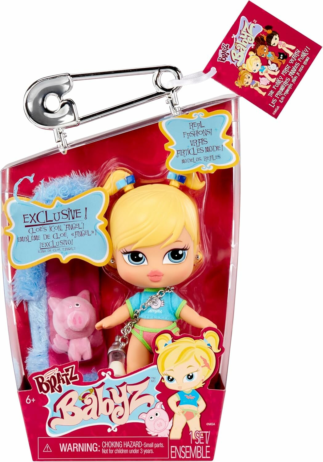 Кукла Bratz Babyz Cloe - Коллекционная кукла Хлоя с аксессуарами + питомец - Братц 505563