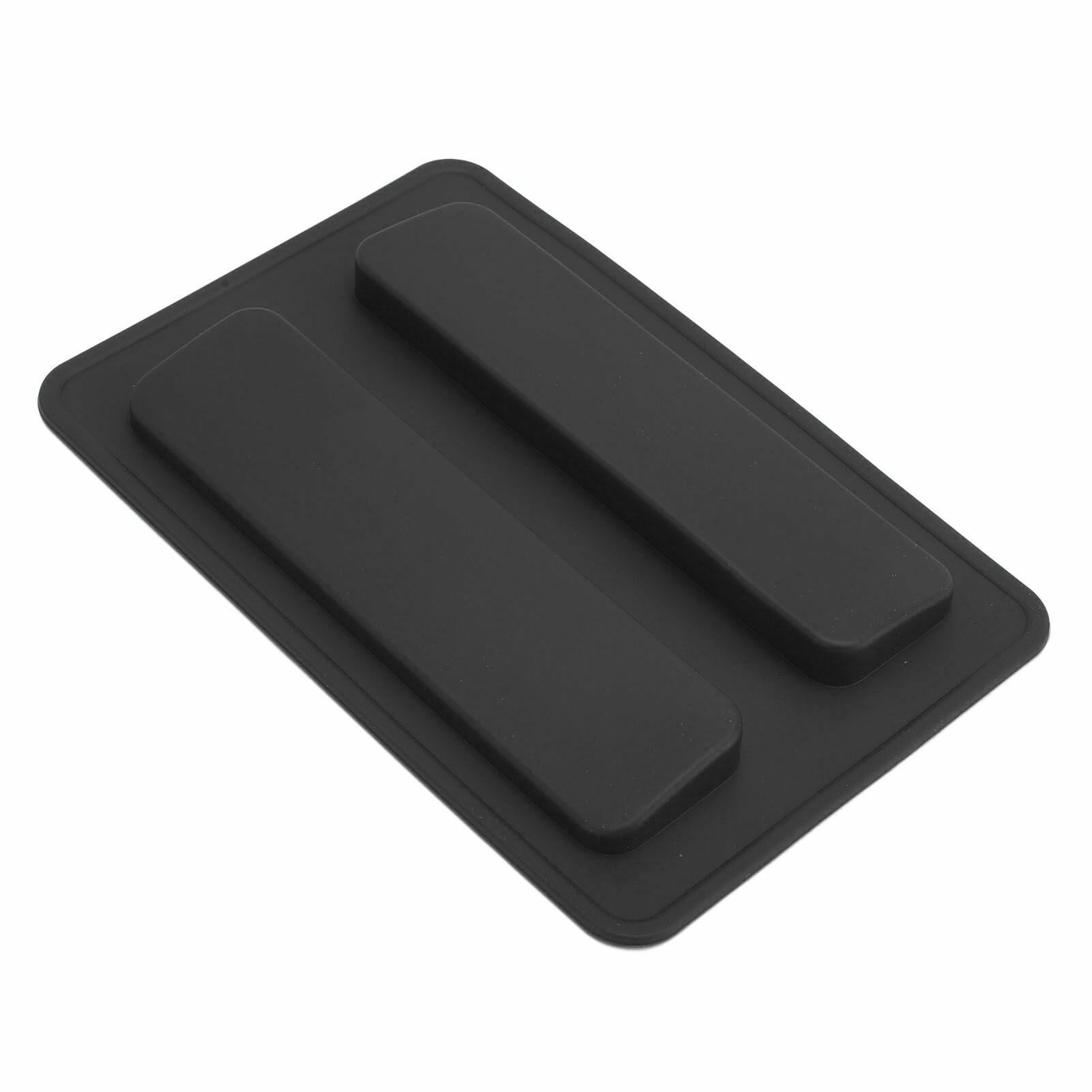 Силиконовый чехол для тостера 15.8x10.4x1.2см Мягкая гибкая многоразовая крышка для хлебопечки для дома Черный