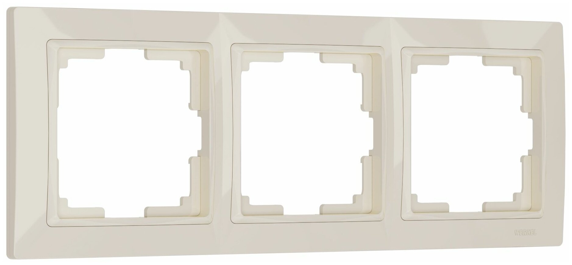 Рамка на 3 поста Werkel Snabb basic (Слоновая кость) — фото 1