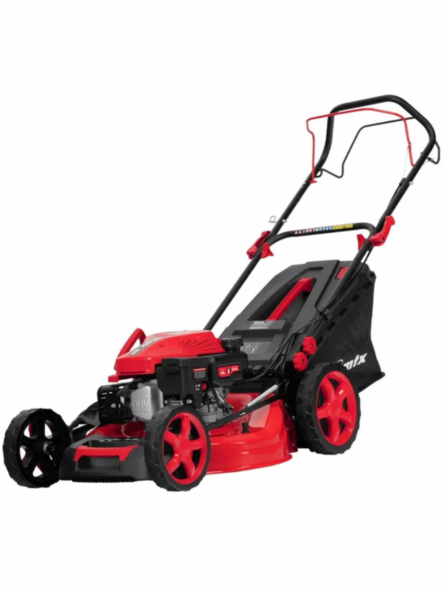 Газонокосилка бензиновая MTX GL51SP-K, роторная, 4,5 л. с, ширина 51 см, красная/черная