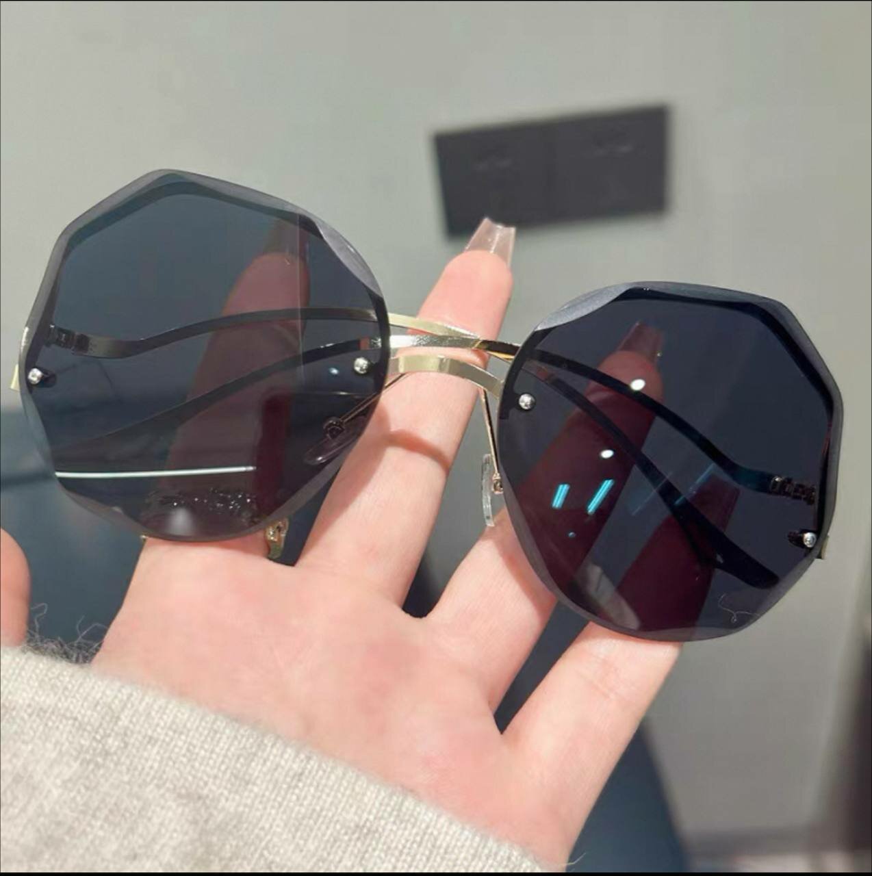 Солнцезащитные очки , коричневый — фото 1