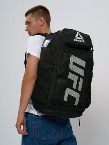 Изображение товара Рюкзак Reebok UFC, Cordura, 51 л, непромокаемый, черный, для единоборств