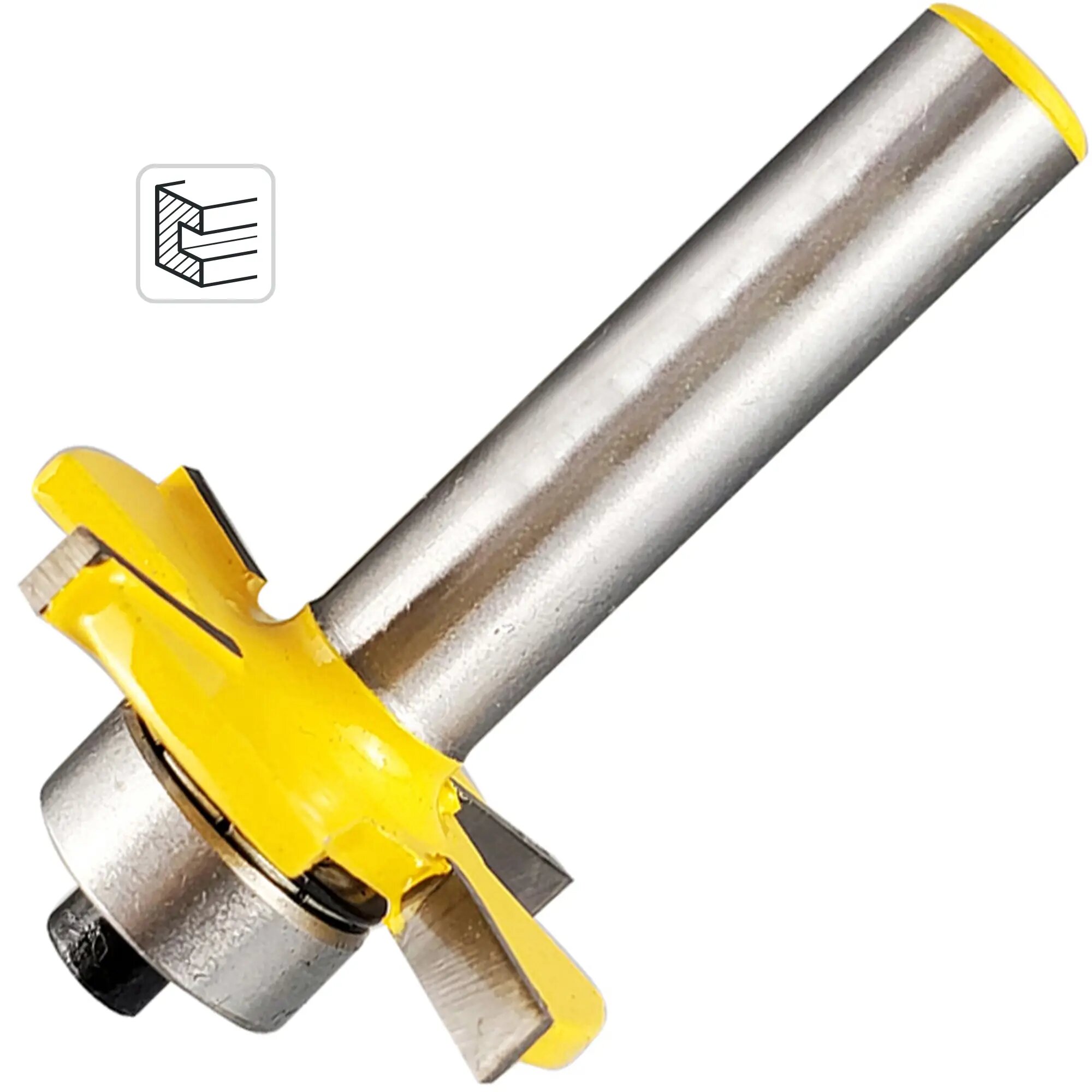 Фреза по дереву кромочная фальцевая 553369 32x3 мм хвостовик 8 мм