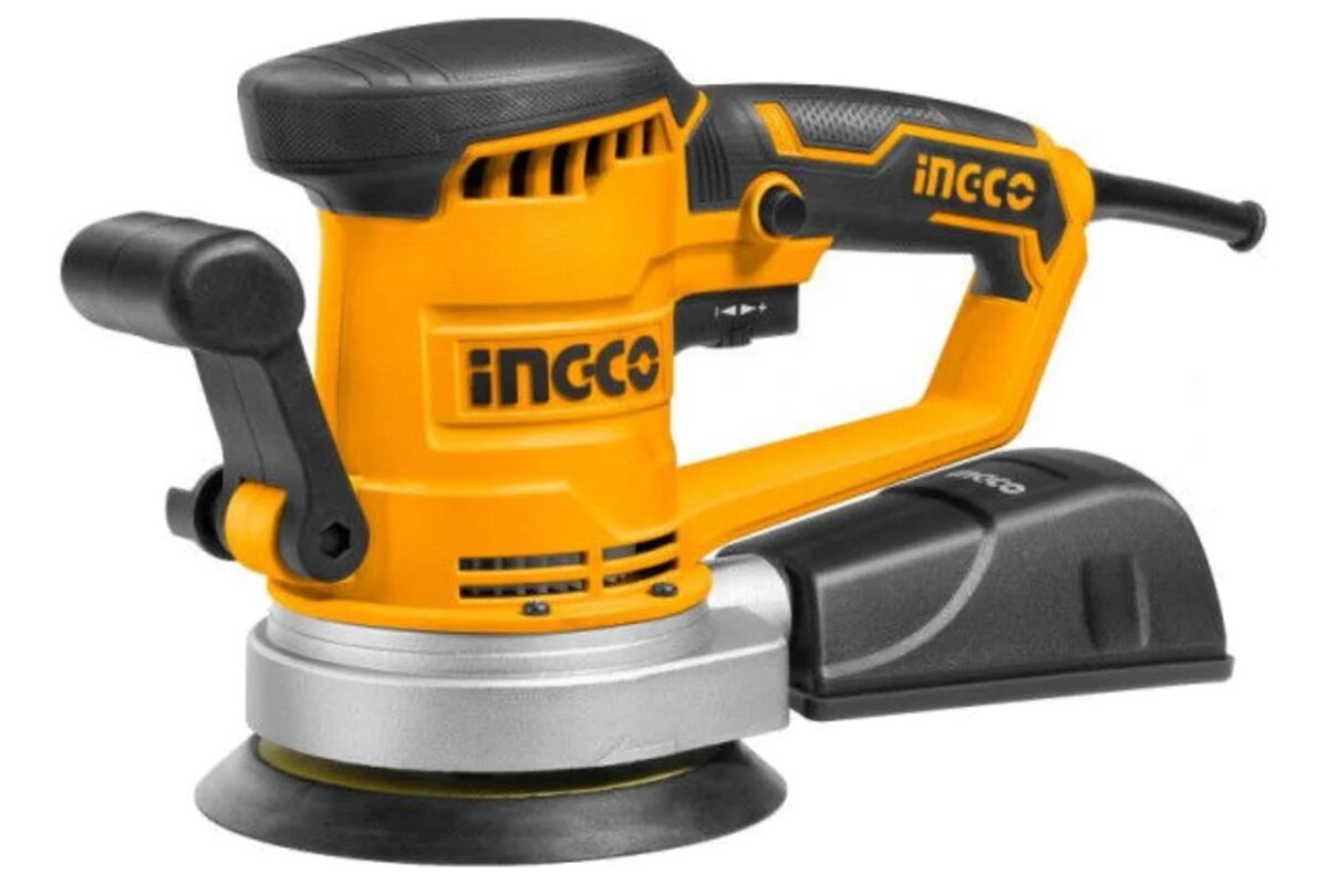 Шлифовальная машина INGCO INDUSTRIAL RS4508, эксцентриковая, 450 Вт, 150 мм