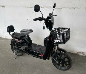 Электроскутер Электровелосипед Мопед SK8, 500 Вт, Макс скорость 35км/ч, 40кг, колеса 16" Черный