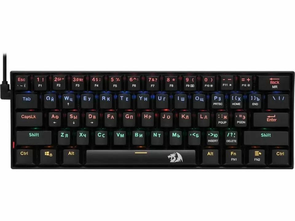 Проводная игровая клавиатура Redragon Lakshmi Black (78119)