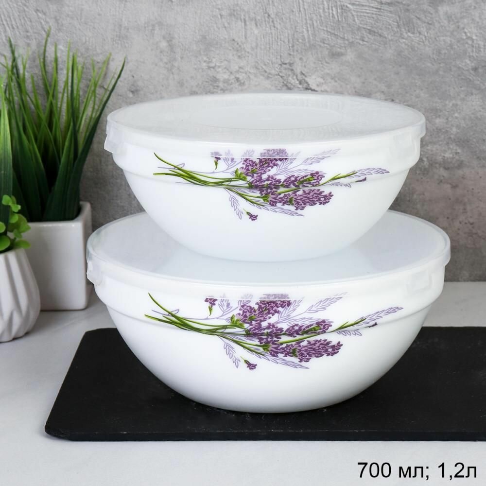 Салатник с крышкой 2 предмета