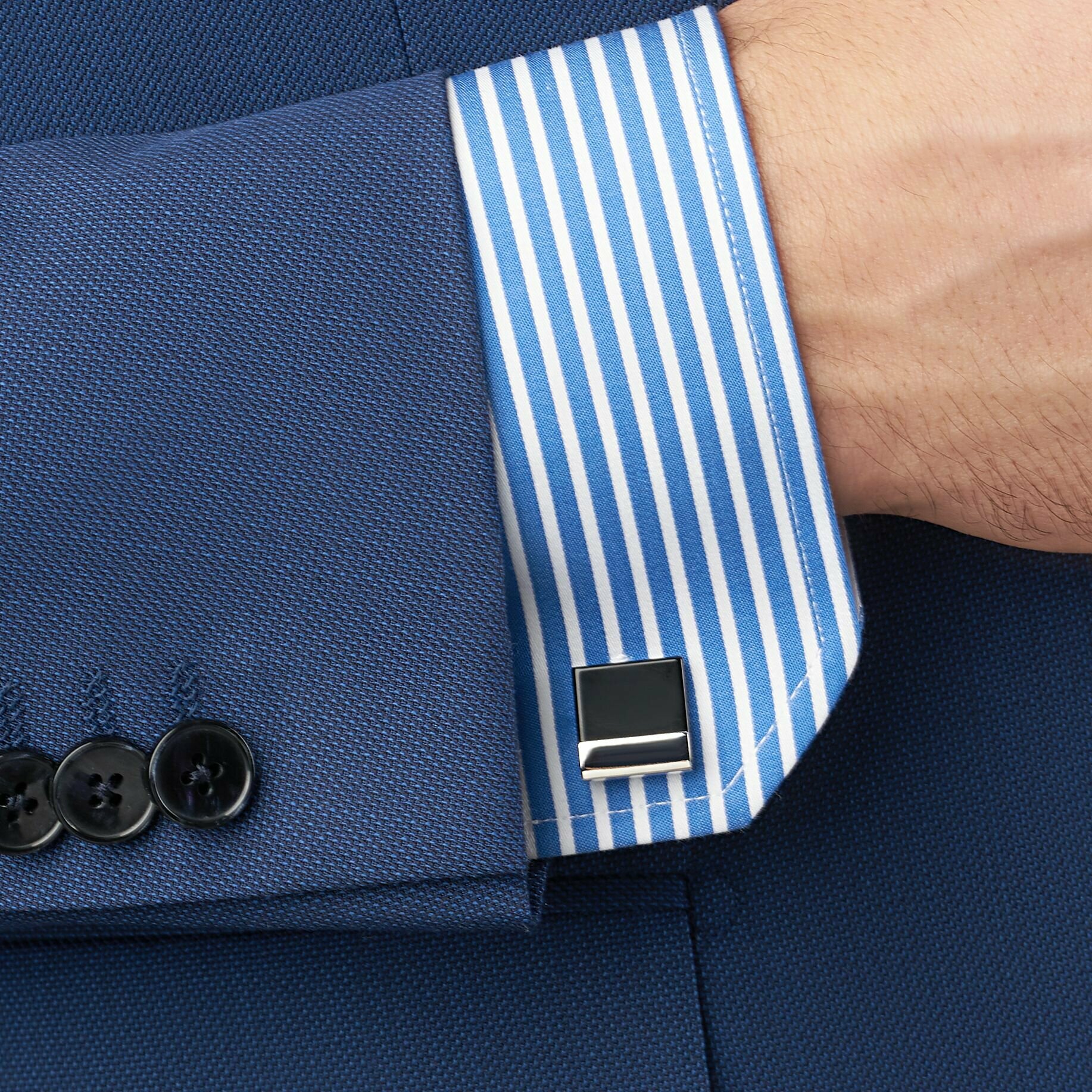 Запонки HENDERSON, черный — фото 1