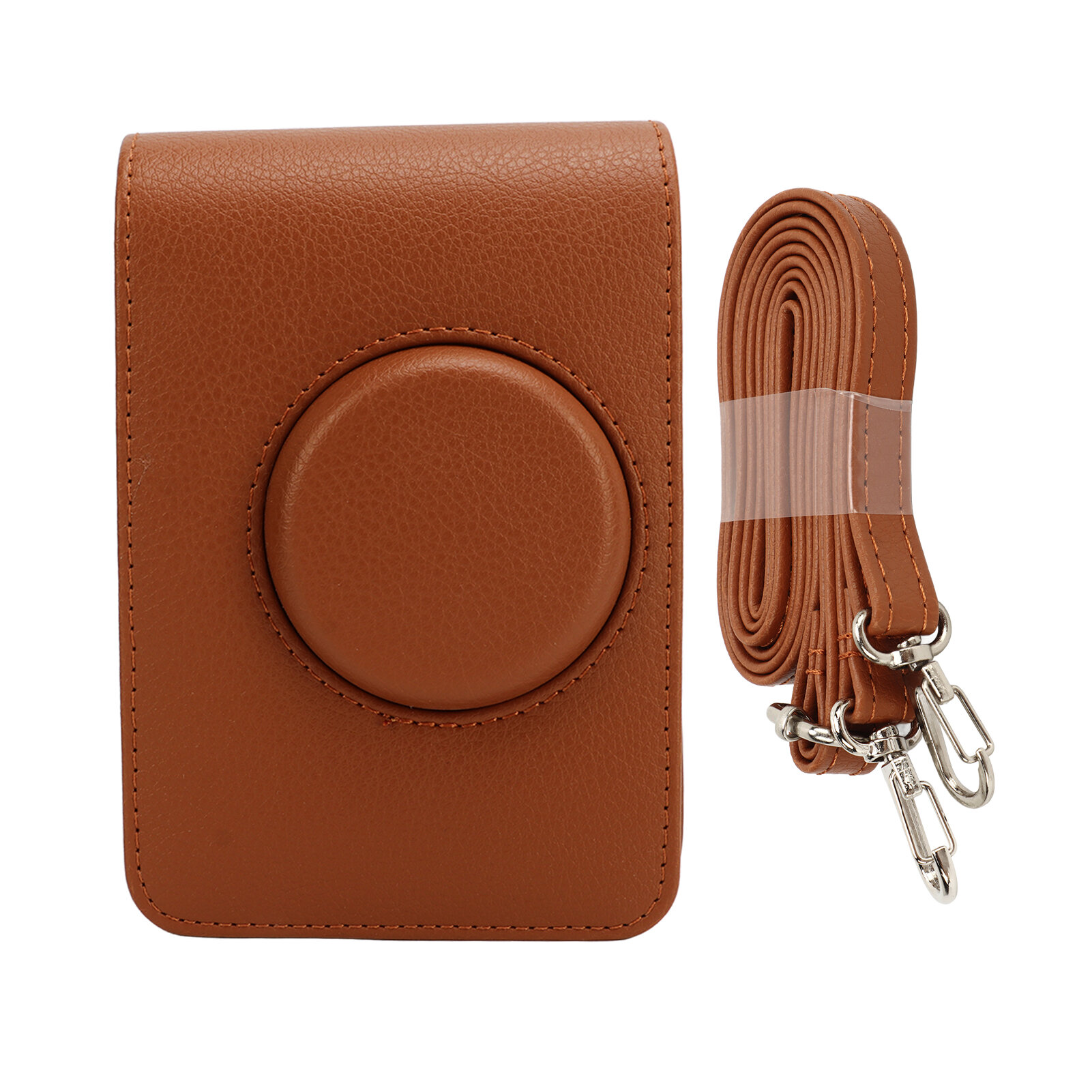 Сумка для камеры Ретро чехол для камеры Чехол из искусственной кожи с регулируемым ремешком Мягкая подкладка Защитный чехол для камеры Mini EVO Коричневый