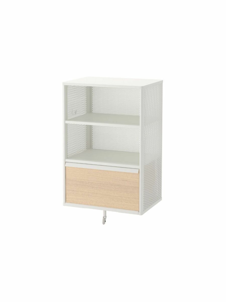 Тумба офисная икеа бекант, 61х45х101 см, белый , модуль для хранения