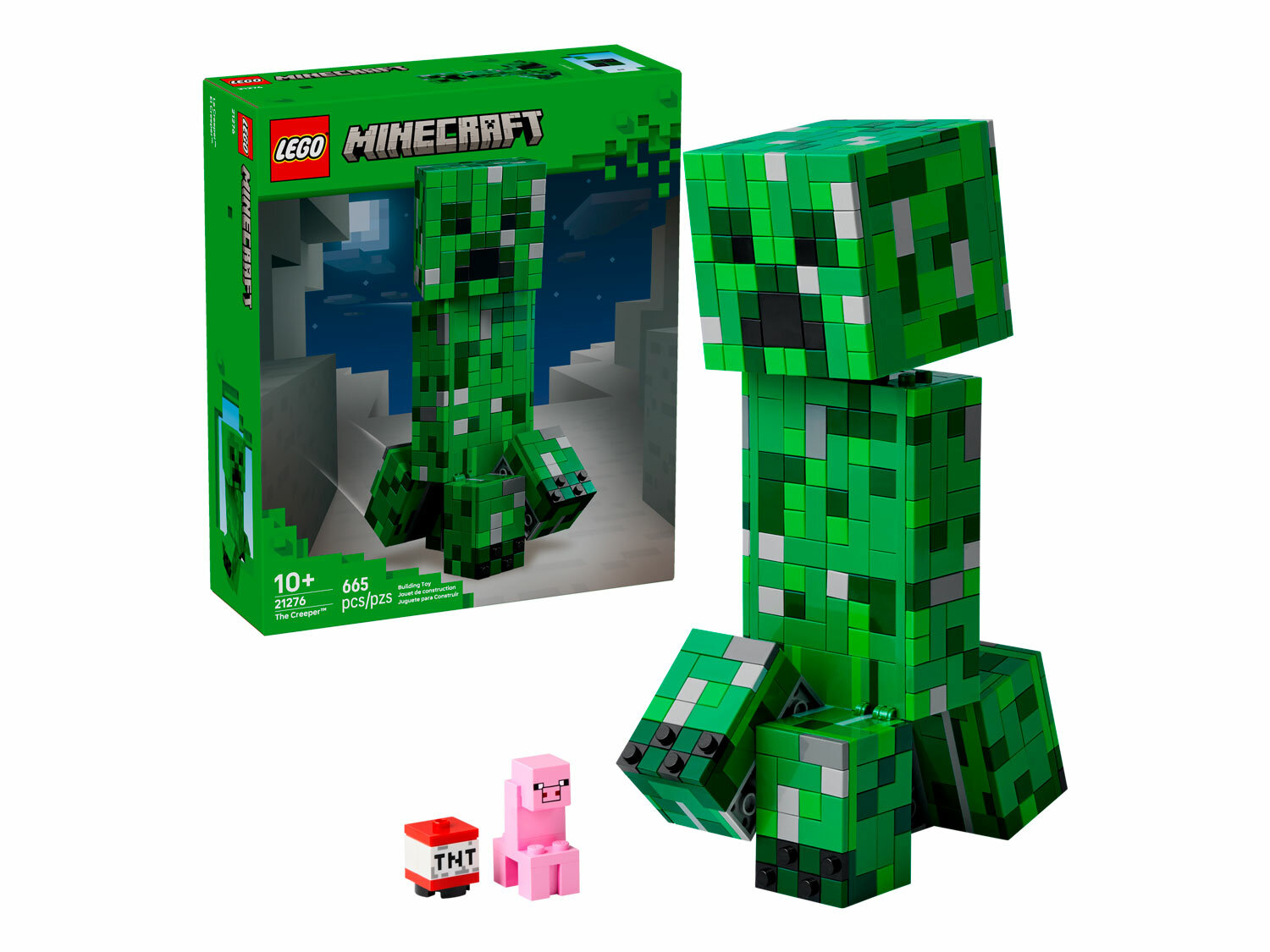 Конструктор LEGO Minecraft The Creeper 21276 Крипер, 665 дет.