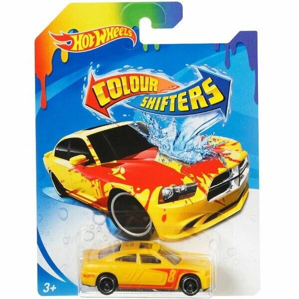 Машинка Hot Wheels меняющая цвет Dodge Charger R/T BHR20