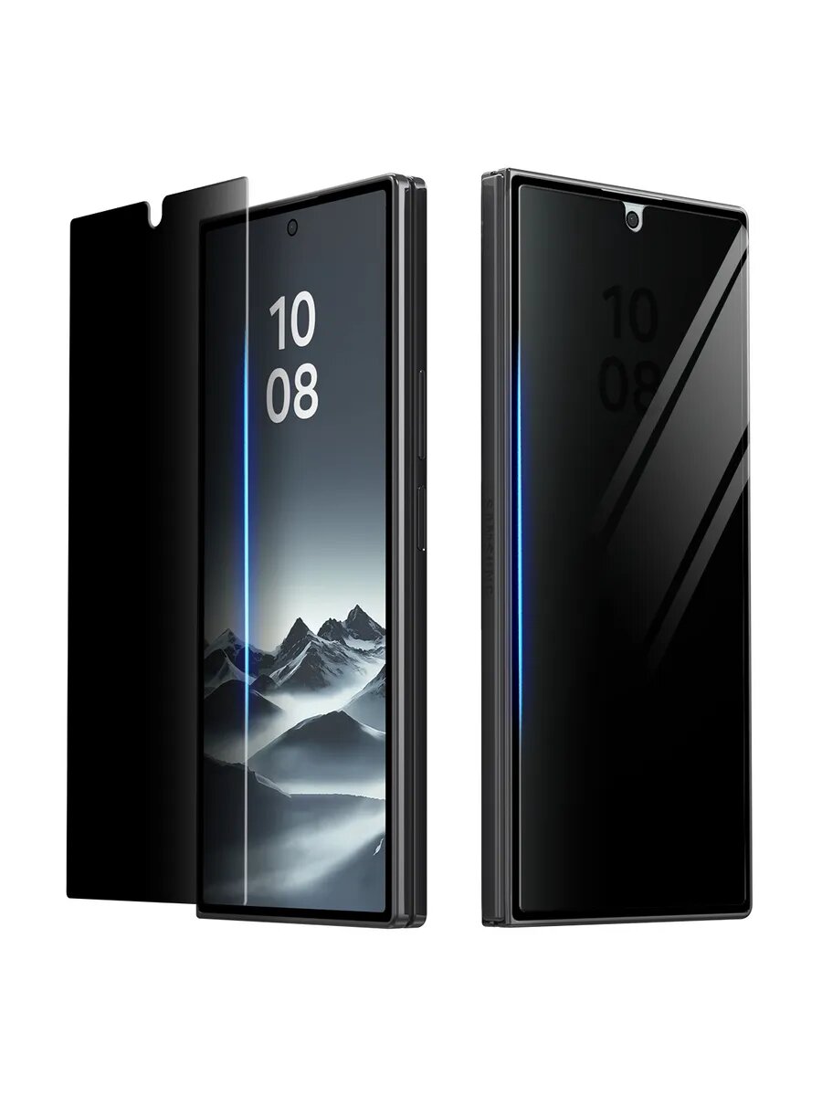 Стекло защитное Araree Core Privacy для Samsung Galaxy Z Fold7 закаленное антишпион, 2 шт