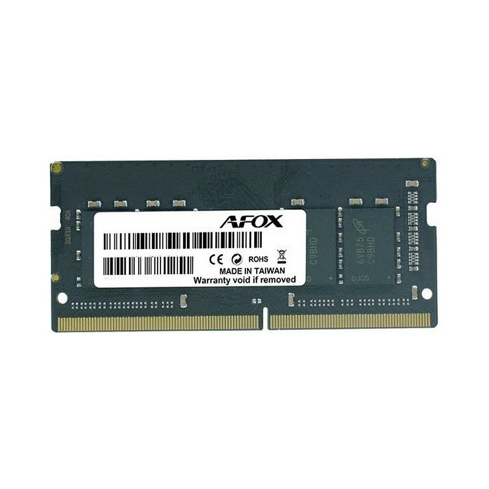 Модуль памяти Afox 8GB DDR4 3200Mhz SO-DIMM Single Channel Package (1x8GB) PC4-25600, 260- Pin, Non-ECC, Un-Buffered, CL 22-22-22-52, 1.2V