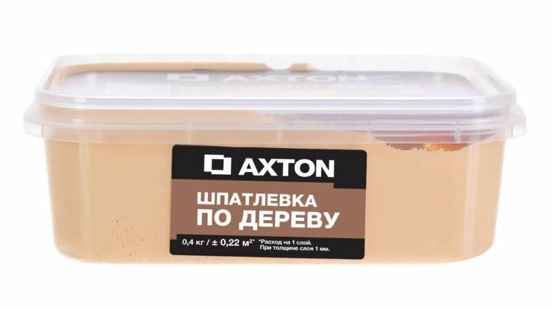 Шпатлёвка Axton для дерева 0.4 кг сосна