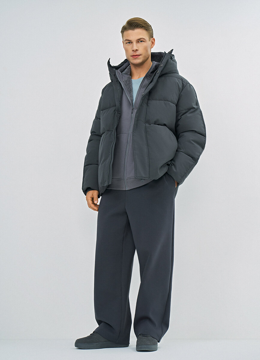 Куртка O'STIN, размер L, темно-серый