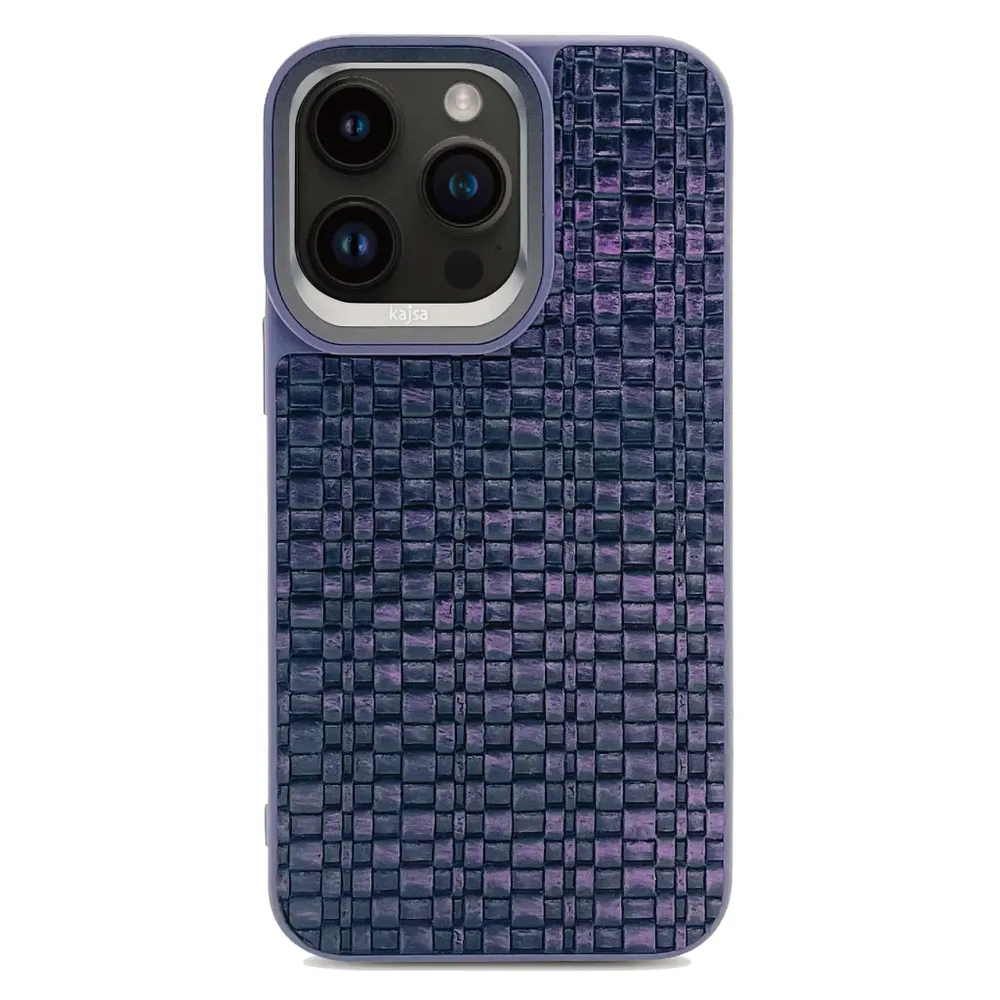 Чехол Kajsa для iPhone 13 Pro Max, натуральная кожа, ударопрочный