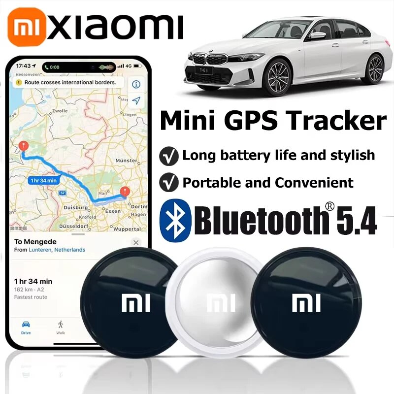 Картинки MIJIA GPS-трекер для детей и животных 5pcs Black with Case