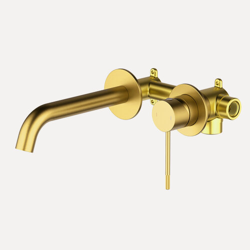 Изображение товара Смеситель для раковины встроенный Timo Saona 2372/20SM золото шлифованное