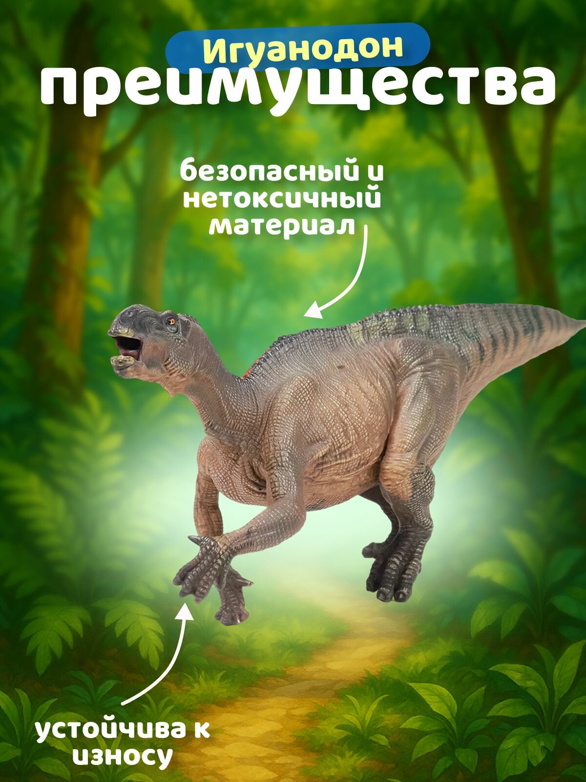 Фигурка Динозавра Игуанодон - Iguanodon — фото 1