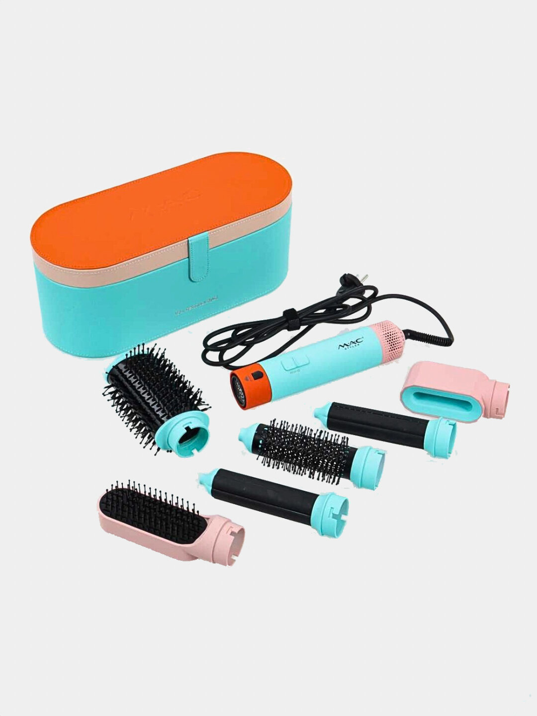 Мультистайлер, профессиональный фен, фен-стайлер MAC 6 в 1, фен, фен-стайлер