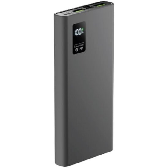 Внешний аккумулятор Olmio QR-10, 10000mAh, 22.5W, QC, PD, серый