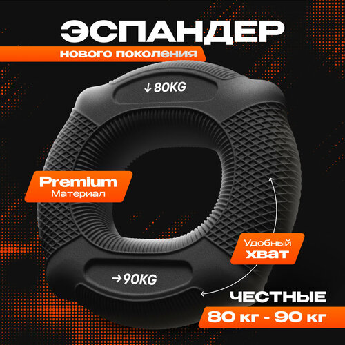 Эспандер кистевой круглый для рук кольцо 80кг - 90кг двойной 1000₽