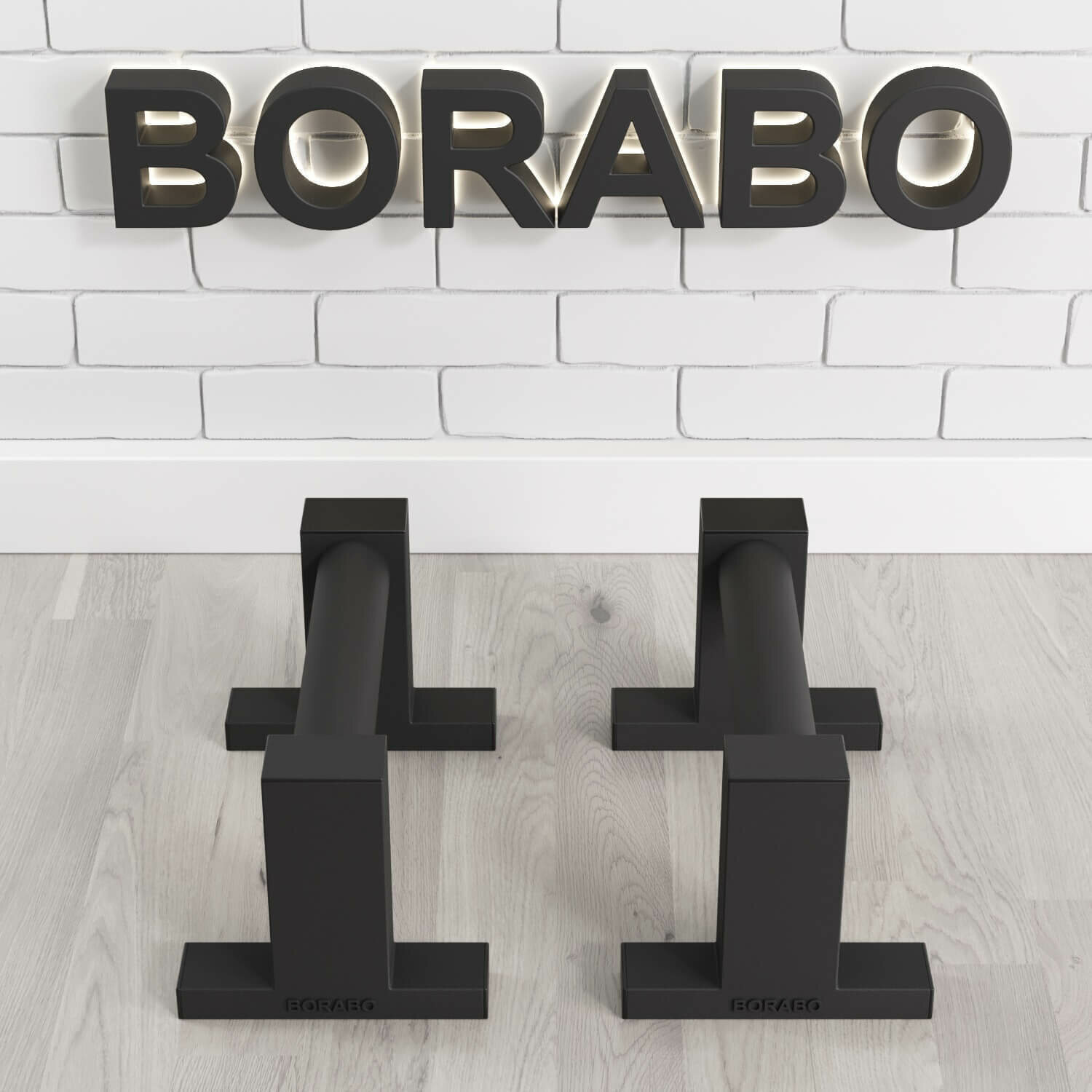 Упоры для отжиманий стальные BLACK — фото 1