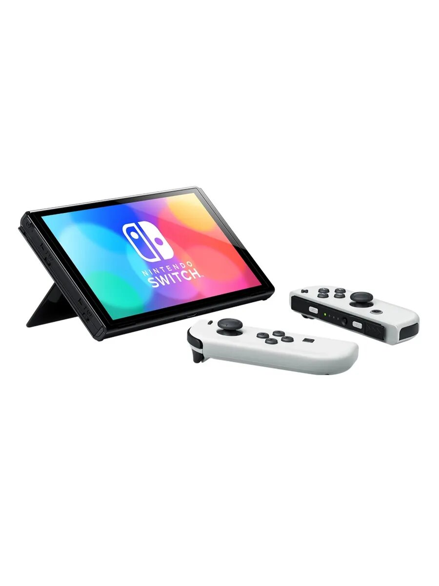 Игровая приставка Switch - OLED белая — фото 1