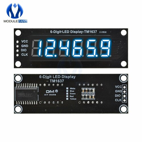 Diymore 036 TM1637 LED Display Module Red 194₽