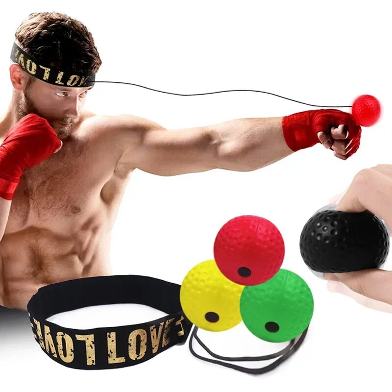 Боксерский скоростной мяч Boxing Reflex Ball — фото 1