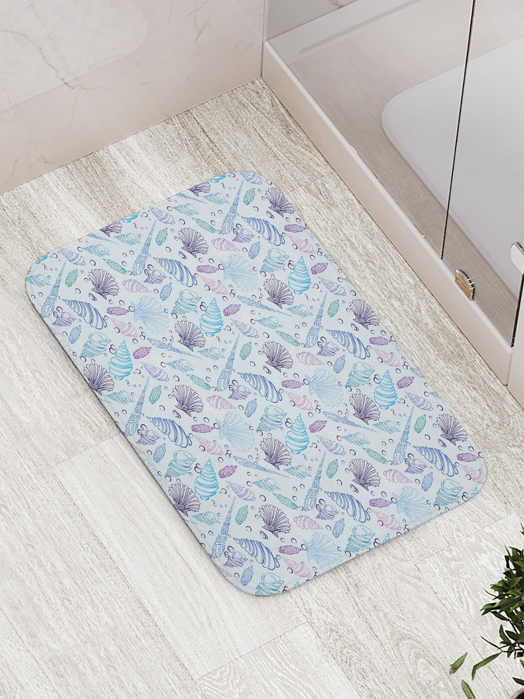 Коврик для ванной комнаты и туалета противоскользящий 