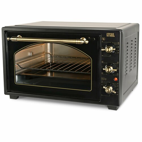 GFGRIL Многофункциональная мини-печь GFO-42-black, 42л, 2000 Вт, вертел, конвекция