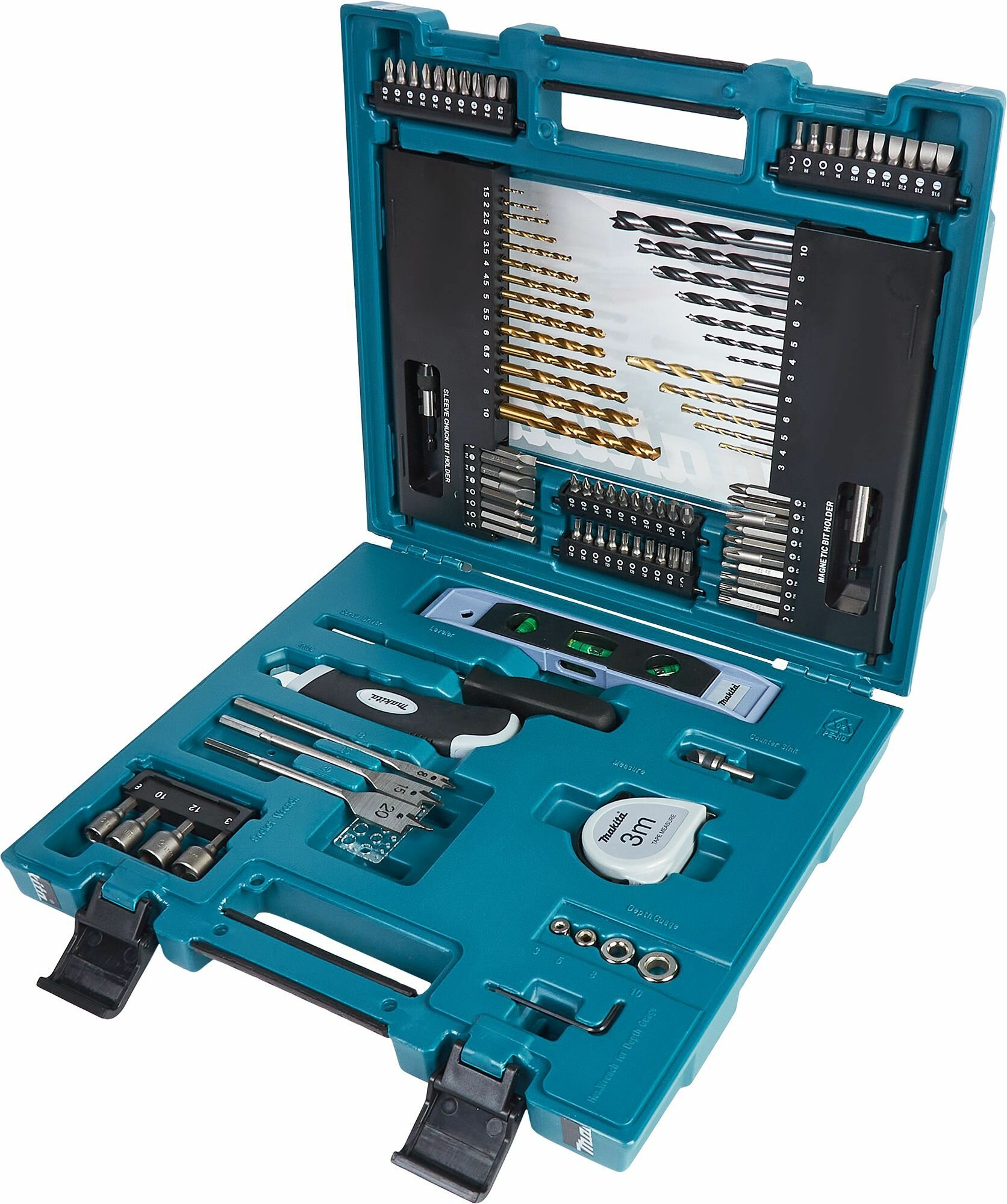Набор инструментов Makita D-31778 104 предмета - фото №5