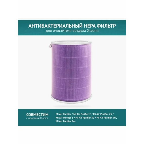 фото Антибактериальный фильтр для очистителя воздуха xiaomi mi air purifier 2 , 2s, 3 , 3c, 3h/pro (с меткой rfid) doctor filters