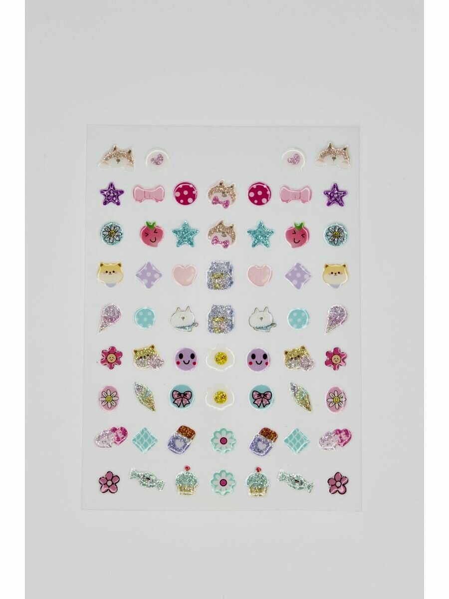 Набор наклейки сережки детские 3D Lets Pawty — фото 1