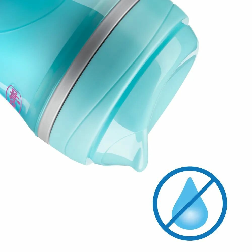 Чашка-поильник Chicco Active Cup (носик ободок), 14 +, 266 мл, голубой/орнамент - фото №13