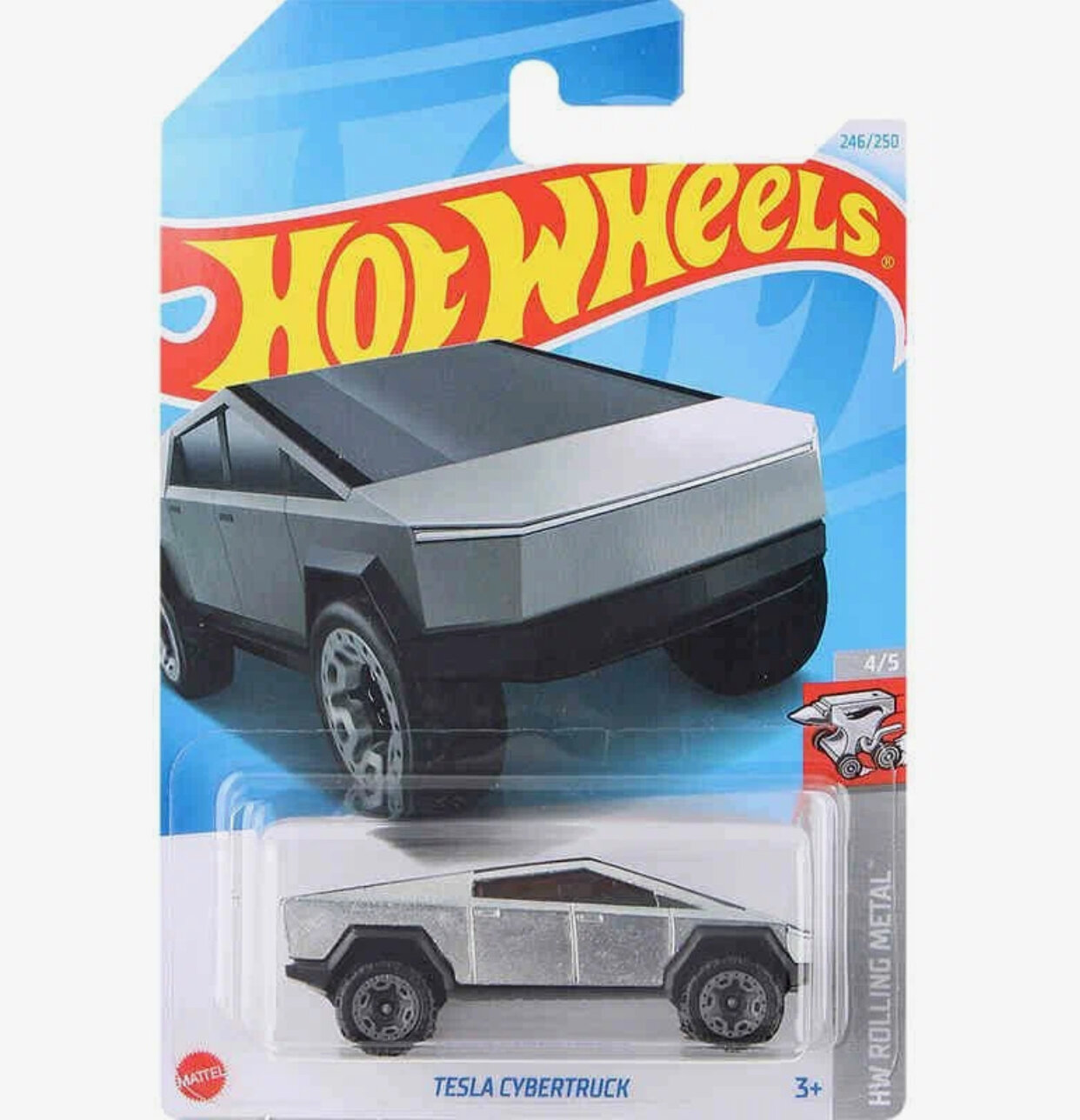 Машинка Hot Wheels TESLA CYBERTRUCK коллекционная модель 1:64