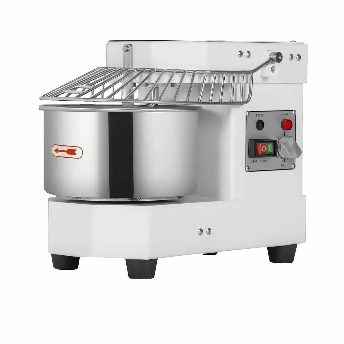 Тестомес Gastromix HS8A на 3 кг, 1 скорость, 0.45 кВт, дежа 8 л, 21 об/мин, 159 об/мин, ременная передача