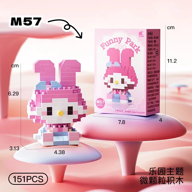 MINISO Мини-конструктор Disney Микки и Минни