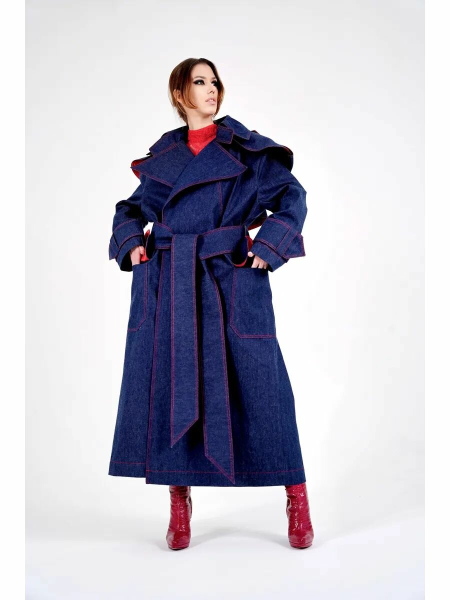 Тренчкот Valiosa Valiosa, размер 38-50, белый