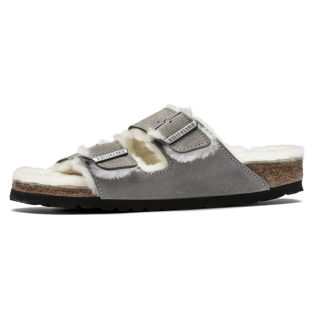 Босоножки Birkenstock, размер 40, серый