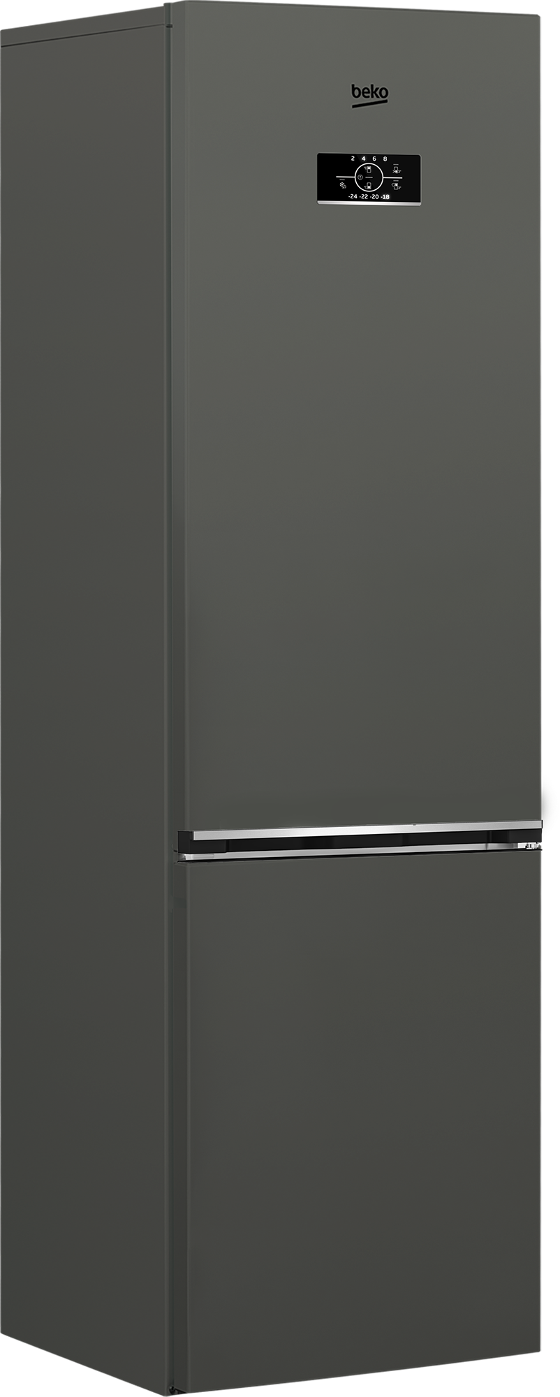 Двухкамерный холодильник Beko B3R0CNK312HG, 276 л, No Frost, дисплей, темно-серый