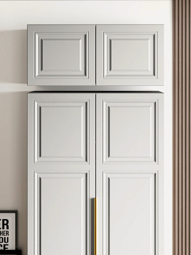 Изображение товара LAERA Антресоль на шкаф распашная 100х52х30 капри белая