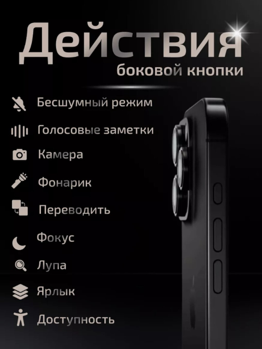 Смартфон iPhone 16 Pro Max, 512 ГБ, 1-SIM, eSIM, стекло и чехол в подарок — фото 1