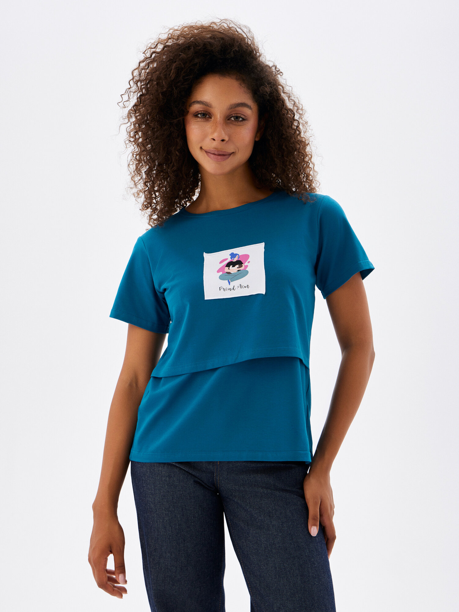 Футболка для кормящих мам Proud Mom размер M